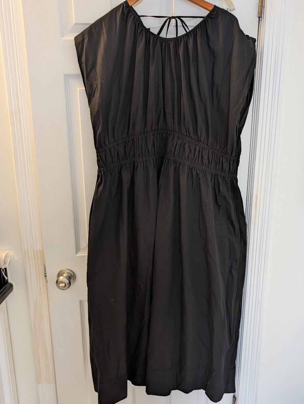 Cotton Poplin Midi Dress